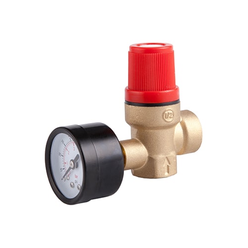 Pressure Relief Valve with Gauge
