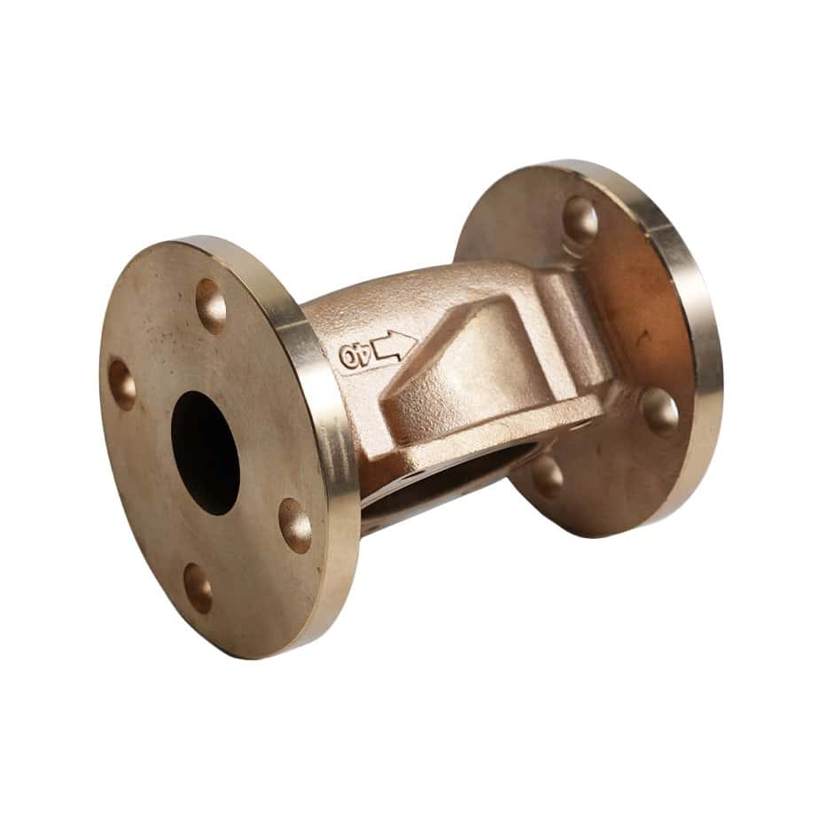 Manufacturing Lead Bronze Flanged Valve Body - Image 3