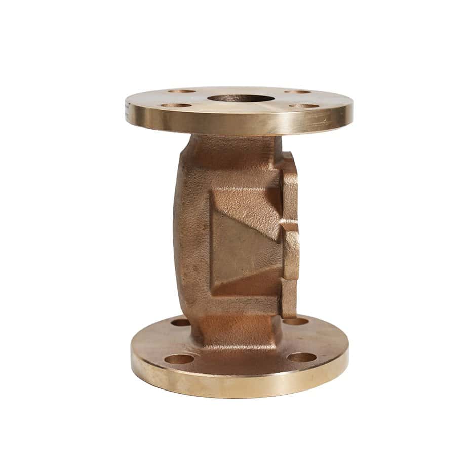 Manufacturing Lead Bronze Flanged Valve Body - Image 5