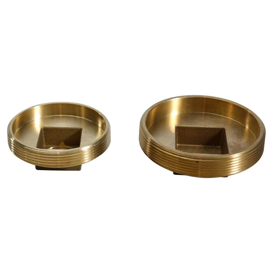 Brass Raised Square Head Cleanout Plugs - Image 4