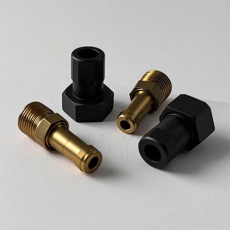 Matte Black Brass Fittings