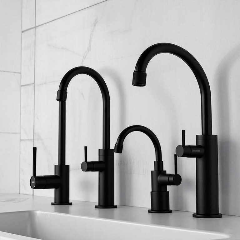 Matte Black Faucets