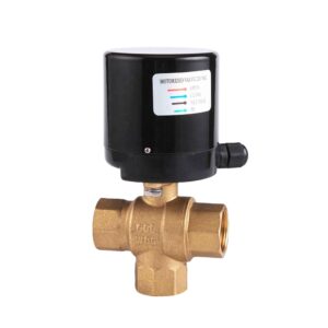 Shut-off 3 Way Solenoid Ball Valve