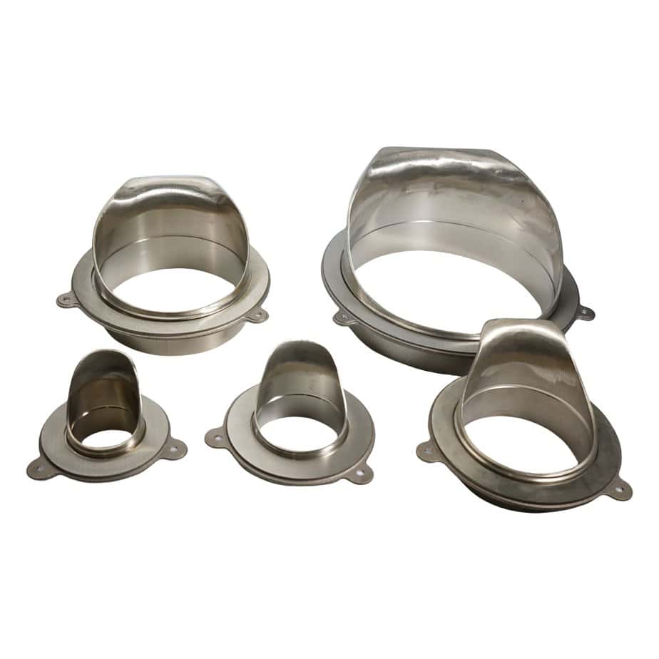 Nickel Bronze Downspout Nozzle With Flange For Roof Drainage - Image 5