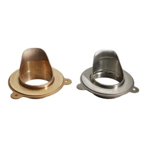 Nickel Bronze Downspout Nozzle With Flange For Roof Drainage