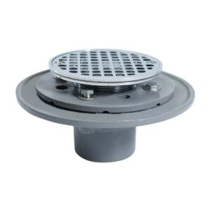 No Hub Cast-Iron Adjustable Shower Drain