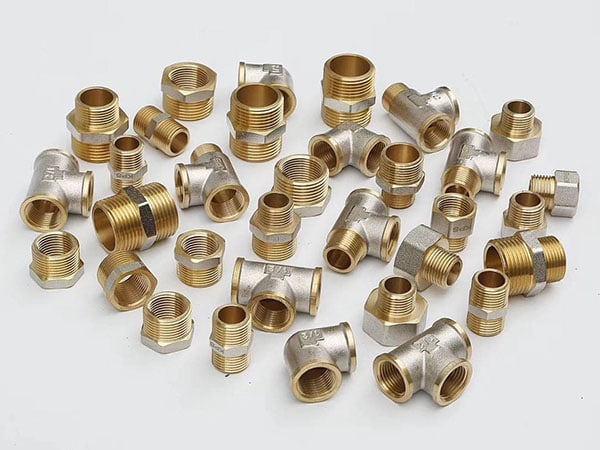 Pipe fitting with nickel plated