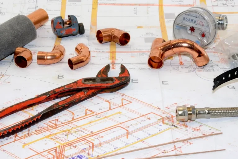 plumbing copper and angle stop valves installation