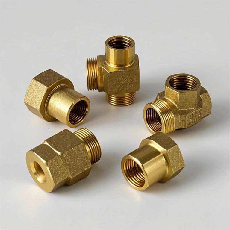 Sandblasted Brass Fittings