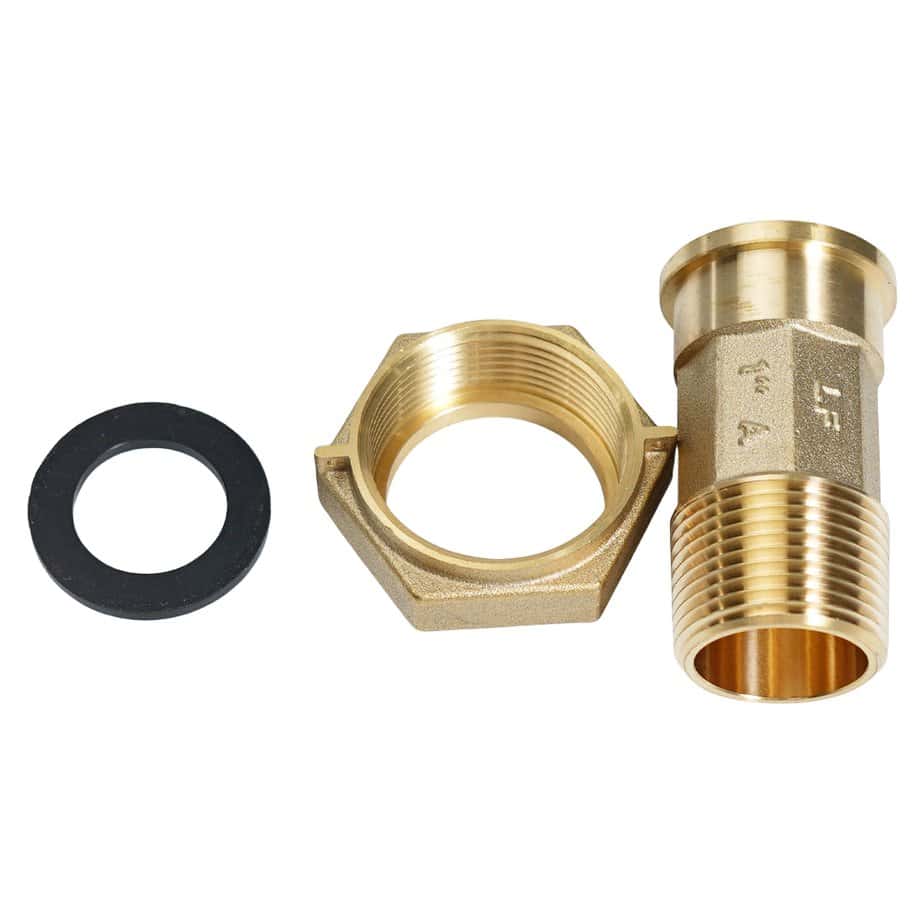 Lead Brass Water Meter Coupling Adapter - Image 4