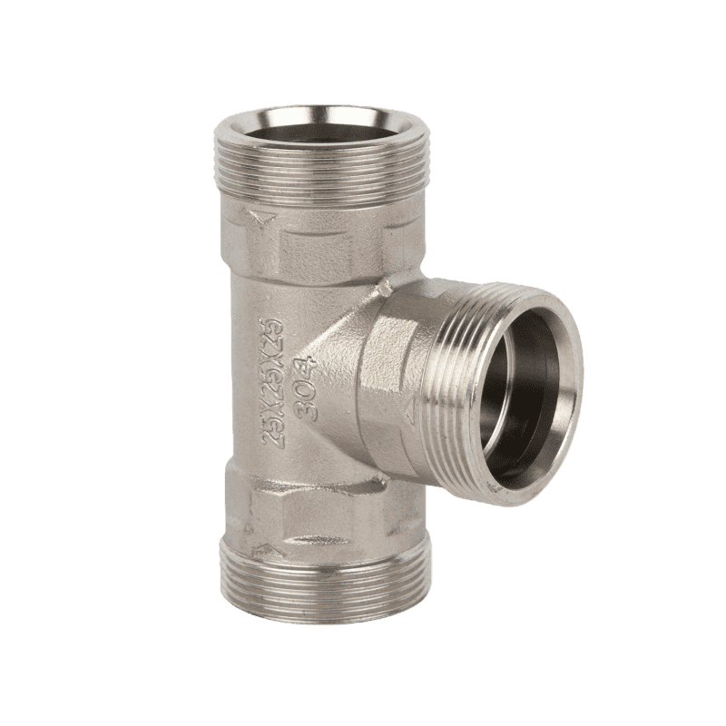 Stainless Steel Same Diameter T-Connector - Image 2