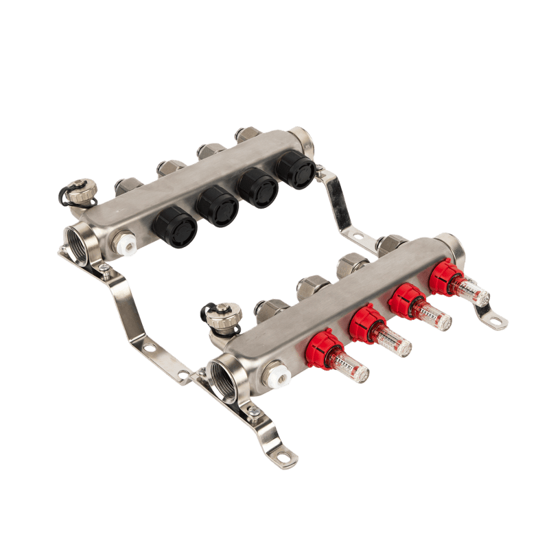 Stainless Steel Visual Float Flow Floor Heating Mainfold - Image 2