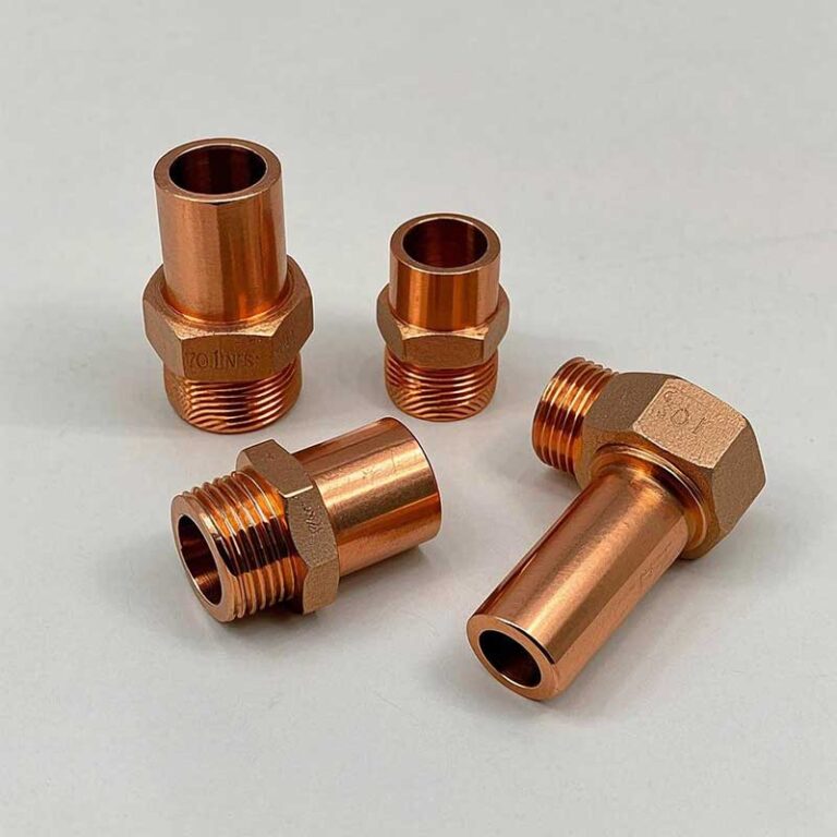 Brushing Copper Pipe Fitting