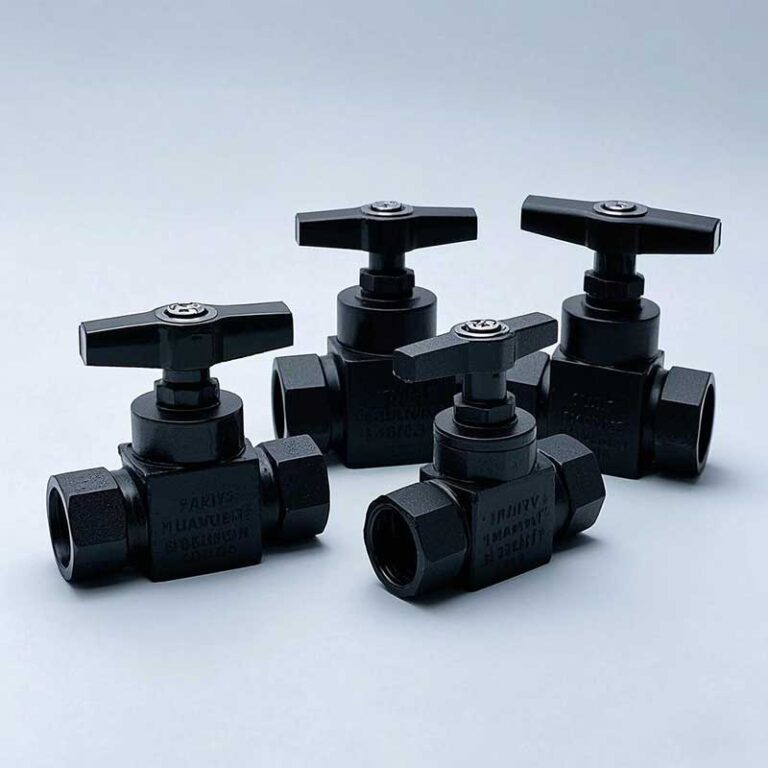 Matte Black Coating Plug Valve