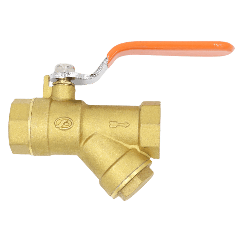 strainer filter ball valve