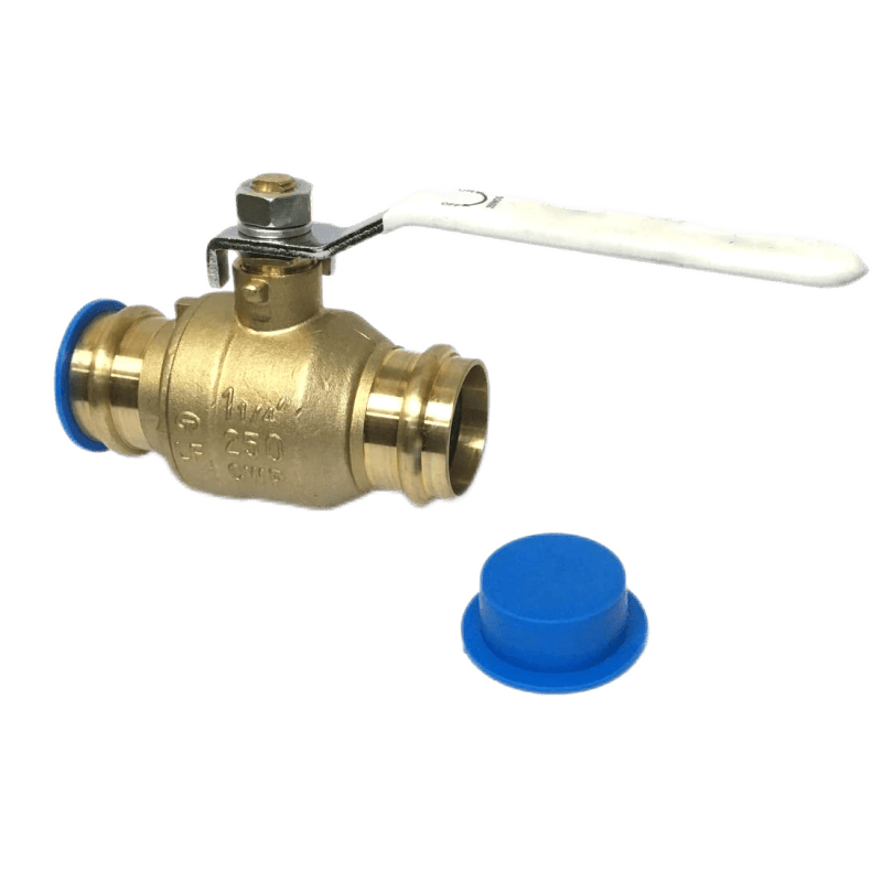 2pc lead free press ball valves