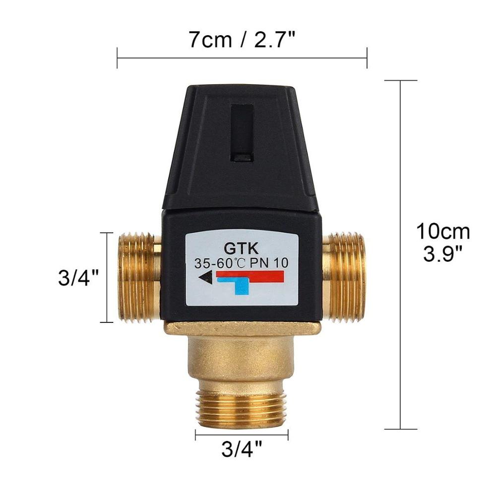 3 way mixing valve with dimensions