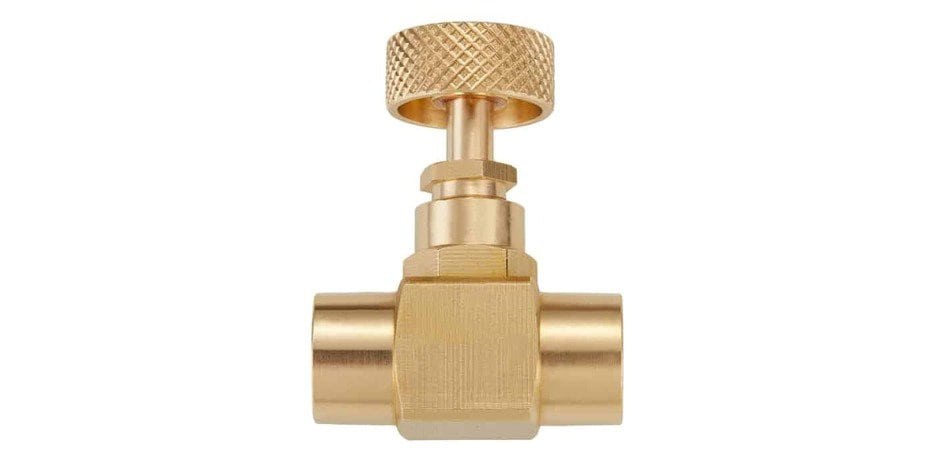 brass needle valve from plumberstar