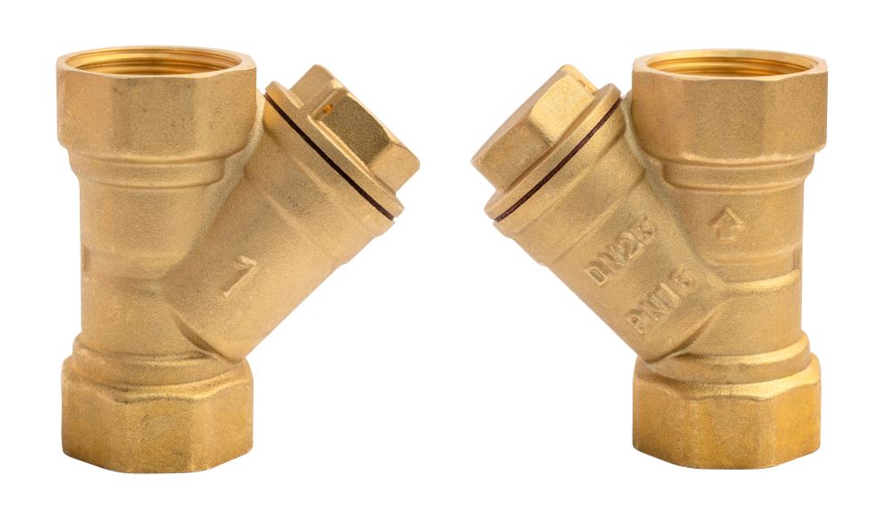 brass y strainer