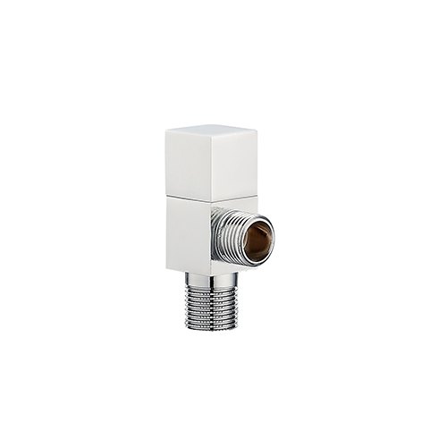 Zinc Alloy Handle Brass Angle Valve Sanitary Ware