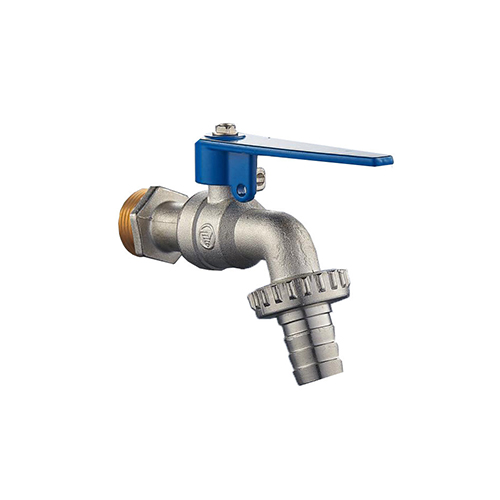 Standard Thread Sand Blasted Nickel Plated Anti Theft Brass Water Bibcock