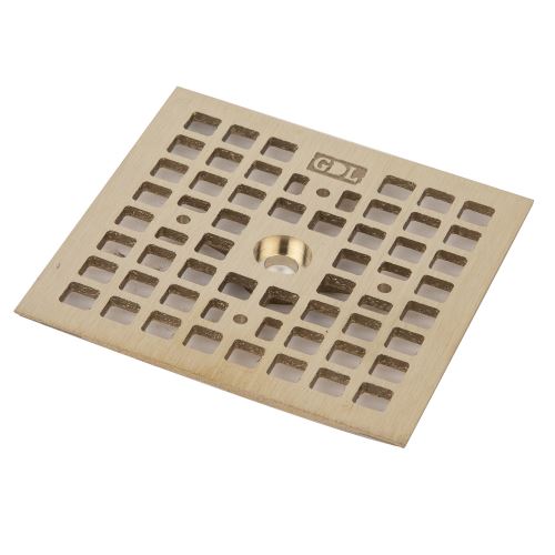 Nickel bronze square drain cover 0828