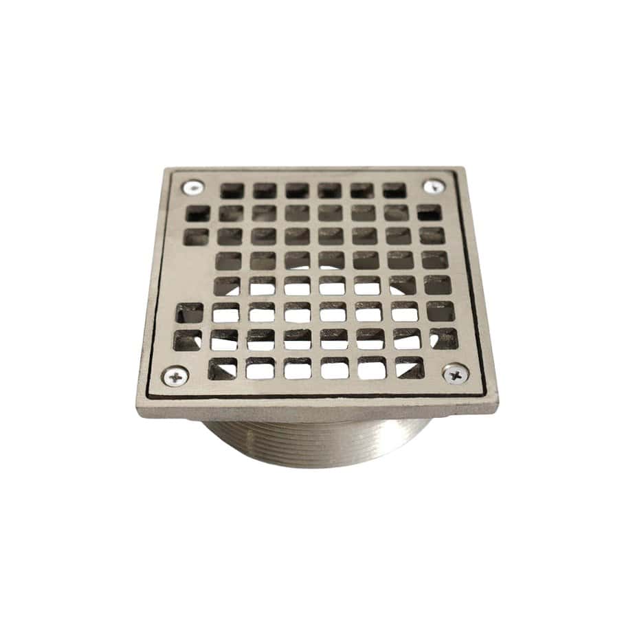 ni bronze cleanout spuds round floor drain strainer 0978b