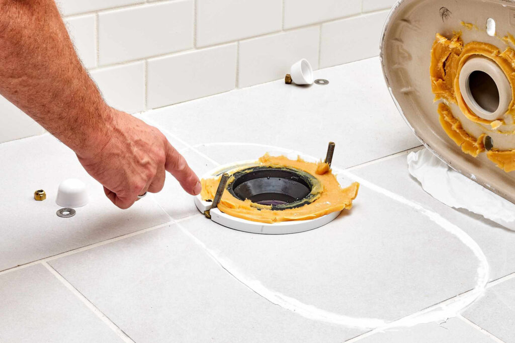 toilet wax flange