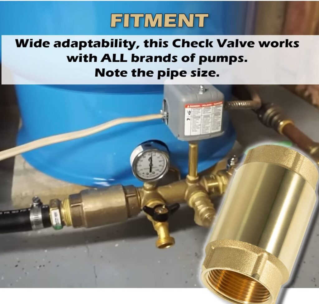 inline spring loaded check valve