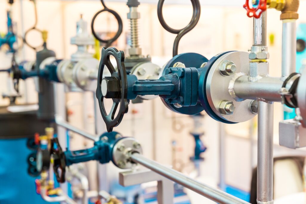 Gate valves for water pipeline