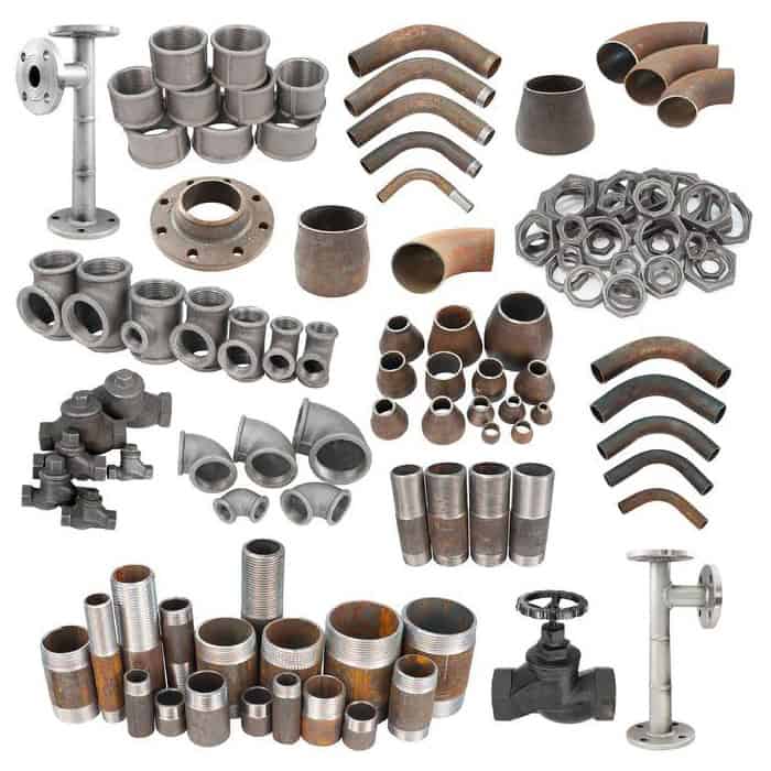 Pipe fittings connector cast iron